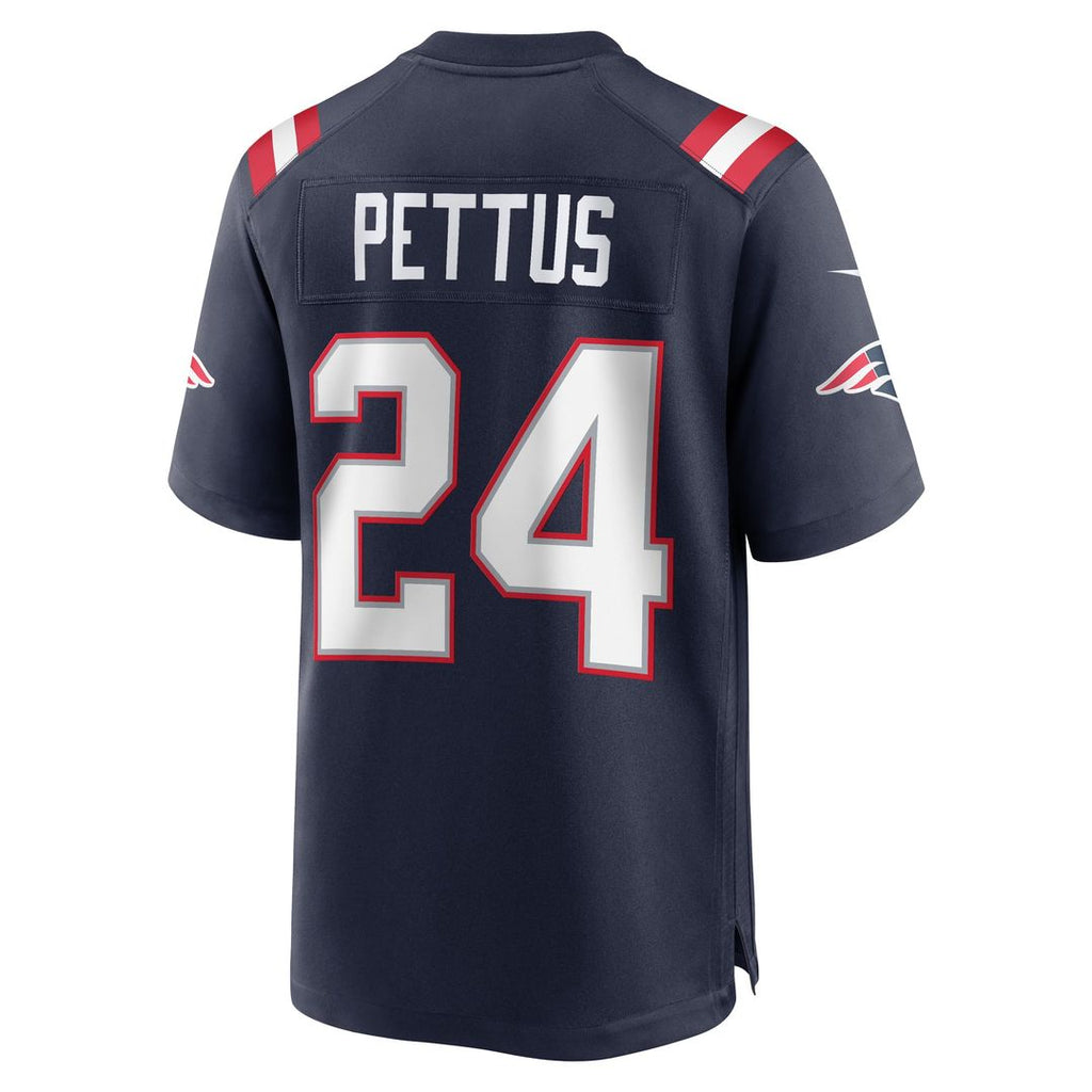 New England Patriots Dell Pettus Nike Game Jersey - Navy