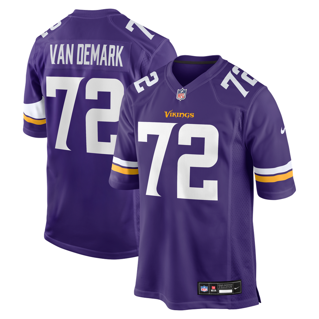 Minnesota Vikings Ryan Van Demark Nike Team Game Jersey - Purple