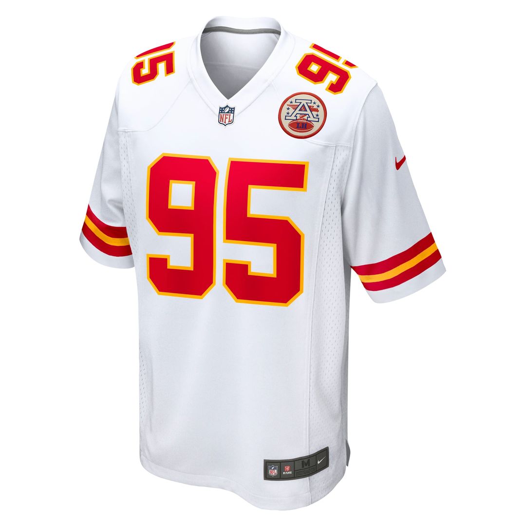 Kansas City Chiefs Chris Jones Nike Game Jersey - White