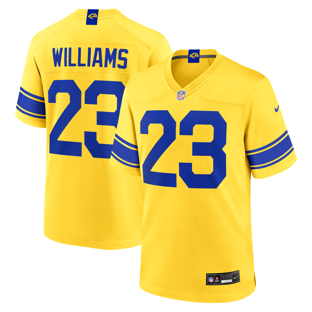 Los Angeles Rams Kyren Williams Nike Team Game Player Jersey - Royal