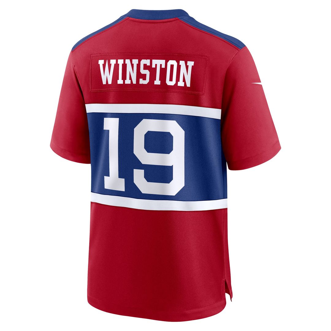 New York Giants Jameis Winston Nike Game Jersey - White