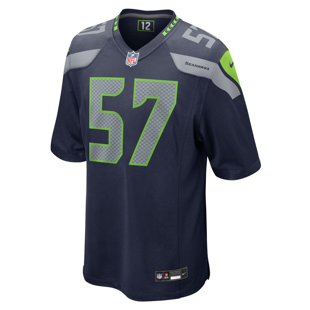 Seattle Seahawks Connor O'Toole Nike Team Game Jersey - College Navy