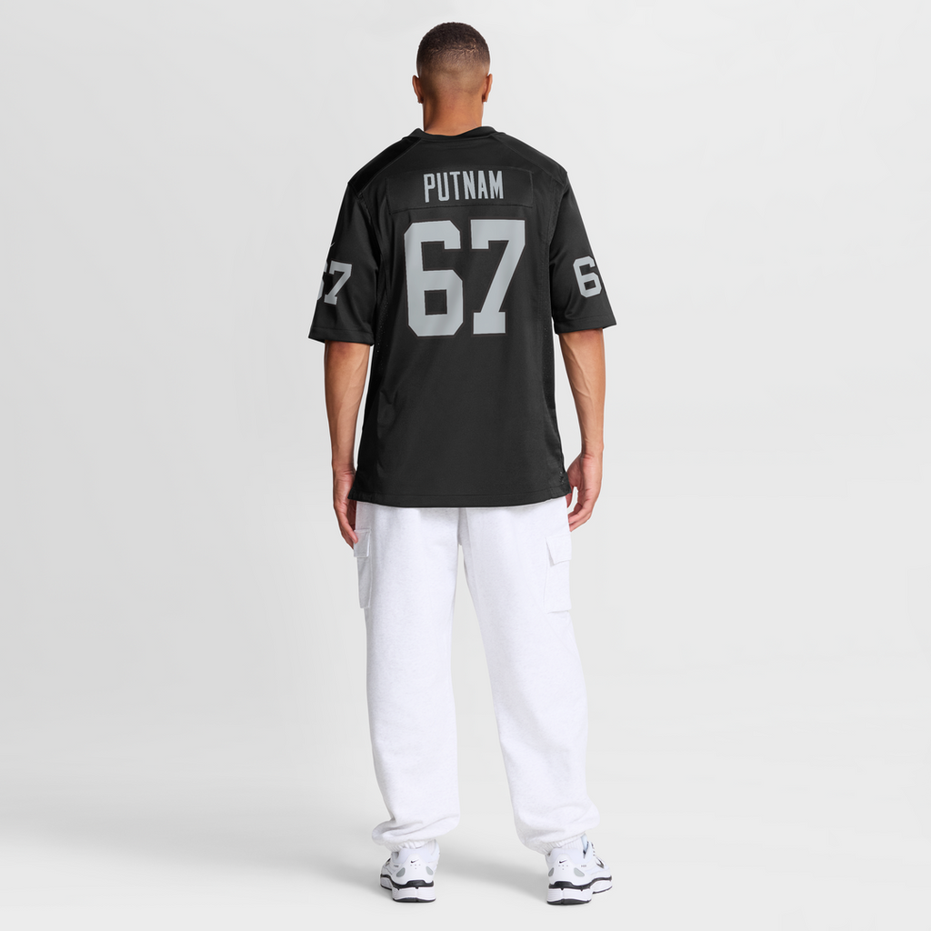 Las Vegas Raiders Will Putnam Nike Team Game Jersey - Black