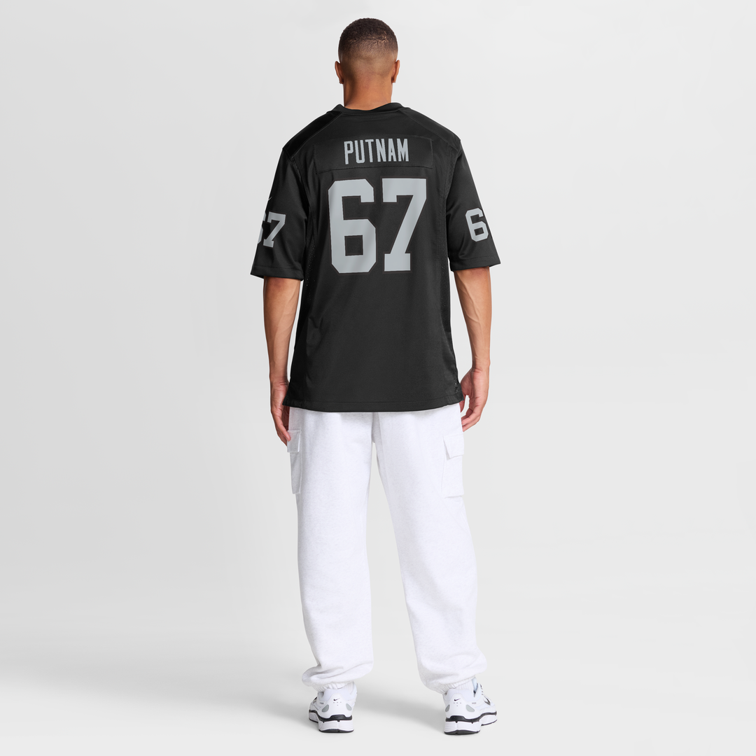 Las Vegas Raiders Will Putnam Nike Team Game Jersey - Black