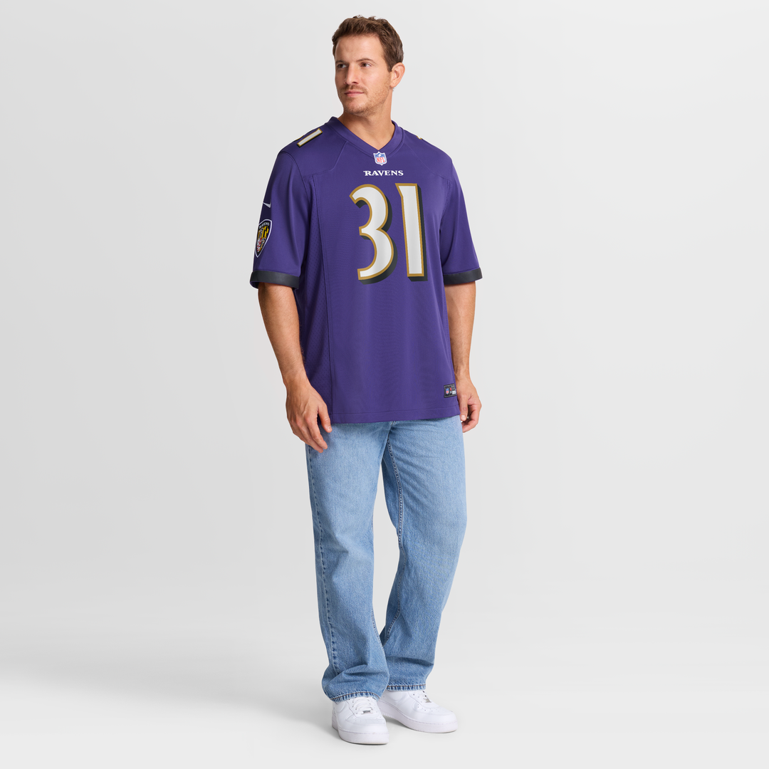 Baltimore Ravens Jamal Lewis Nike Game Retired Player Jersey - Purple