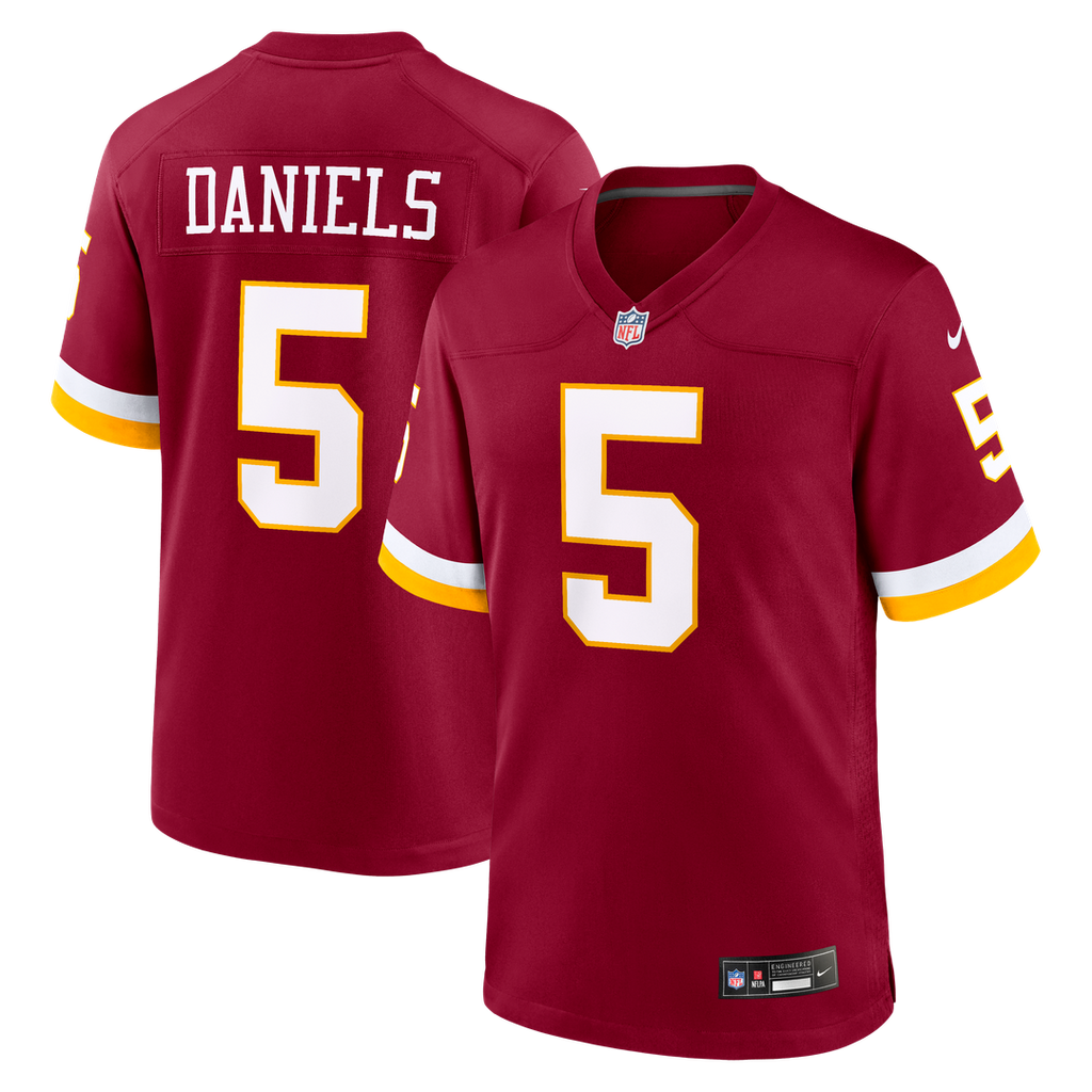 Washington Commanders Jayden Daniels Nike Game Jersey - Burgundy
