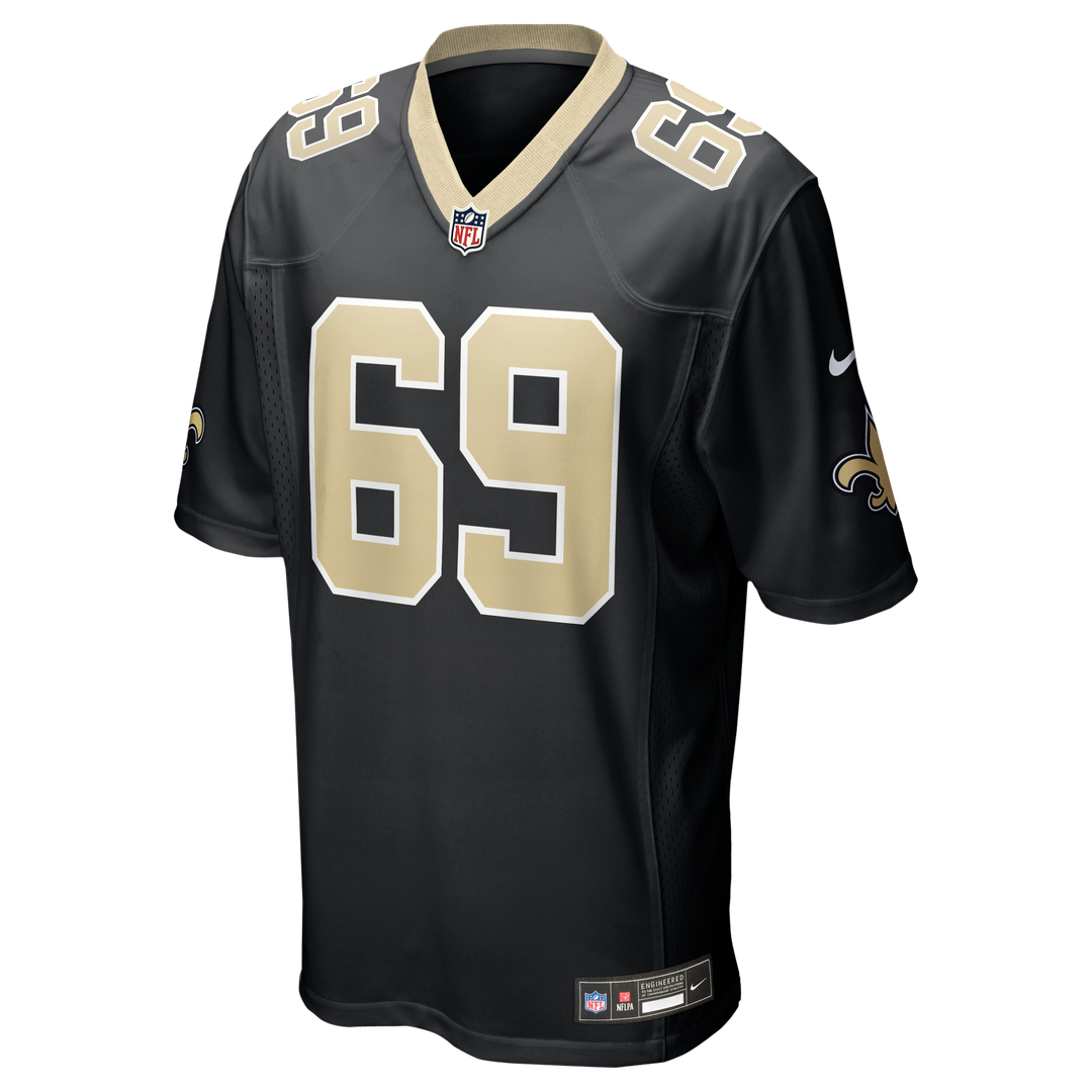 New Orleans Saints Barry Wesley Nike Team Game Jersey - Black