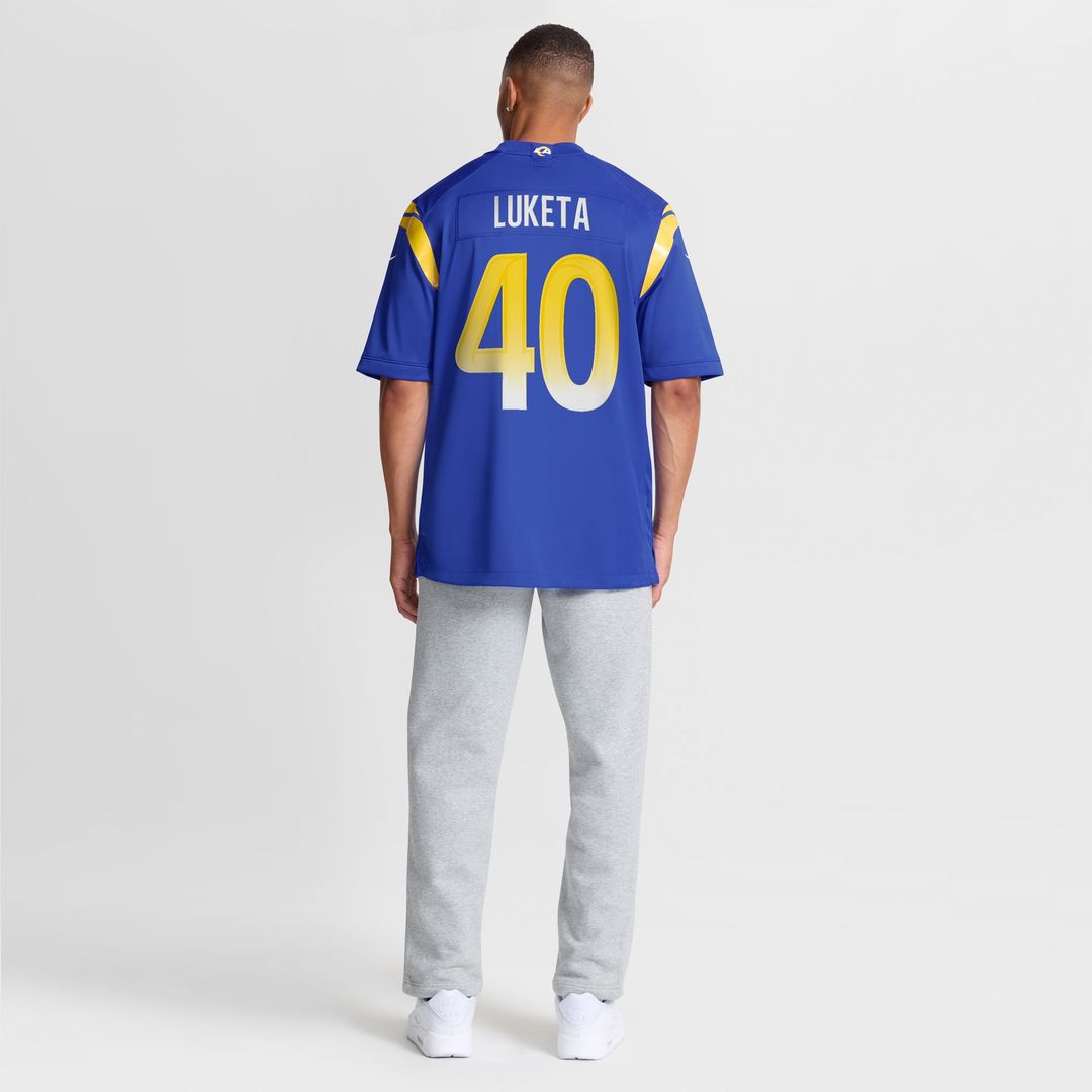 Los Angeles Rams Jesse Luketa Nike Team Game Jersey - Royal