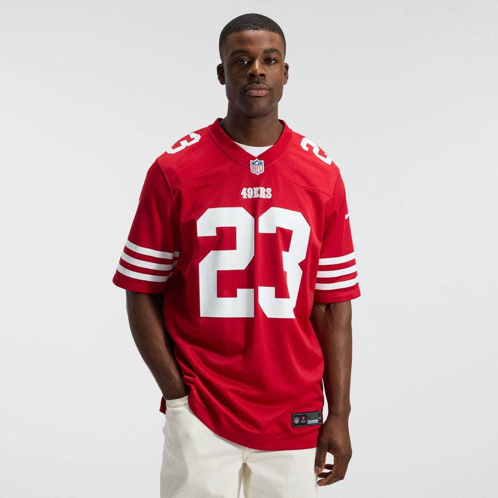 San Francisco 49ers Christian McCaffrey Nike Game Player Jersey - Scarlet