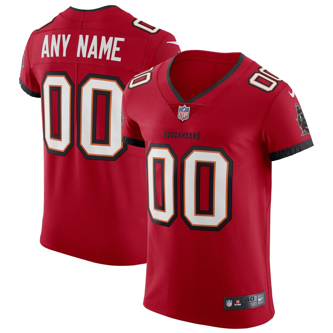 Tampa Bay Buccaneers Nike Vapor Elite Custom Jersey - Red