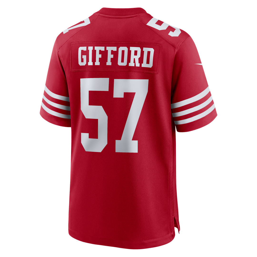 San Francisco 49ers Luke Gifford Nike Team Game Jersey - Scarlet