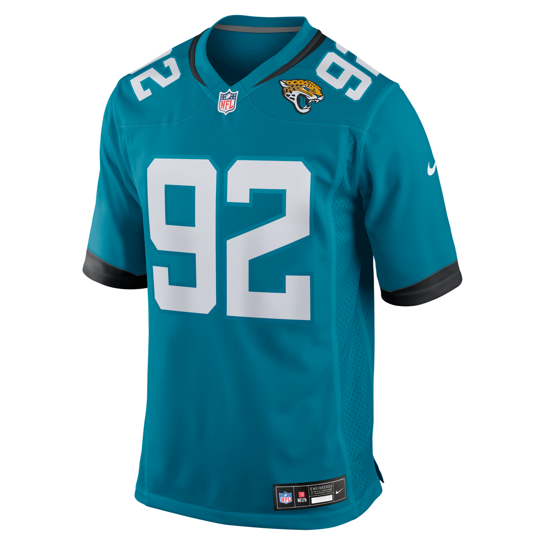 Jacksonville Jaguars Danny Striggow Nike Team Game Jersey - Teal