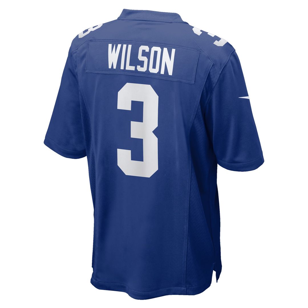 New York Giants Russell Wilson Nike Game Jersey - Royal