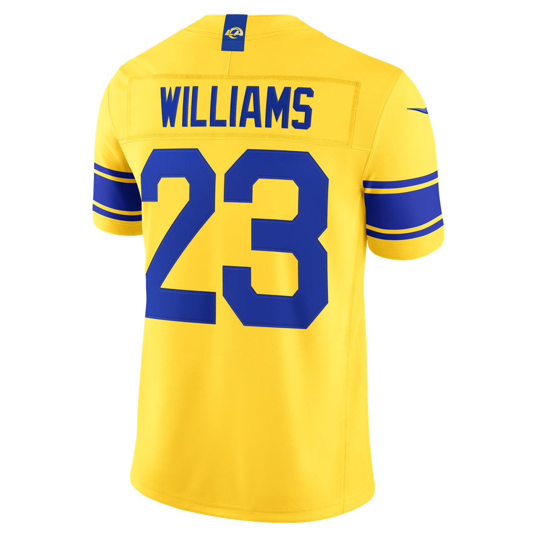 Los Angeles Rams Kyren Williams Nike Vapor F.U.S.E. Stitched Limited Jersey - White
