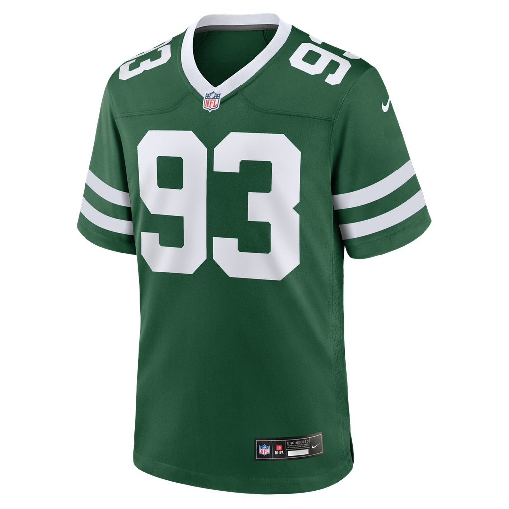 New York Jets Takk McKinley Nike Team Game Jersey - Legacy Green