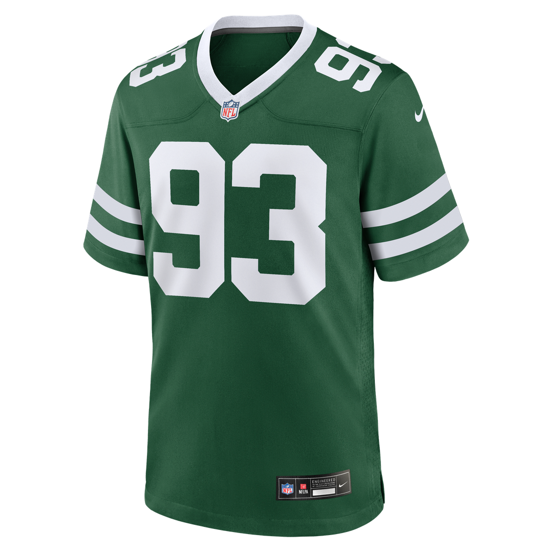 New York Jets Takk McKinley Nike Team Game Jersey - Legacy Green