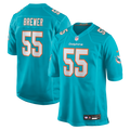Miami Dolphins Aaron Brewer Nike Game Jersey - Aqua