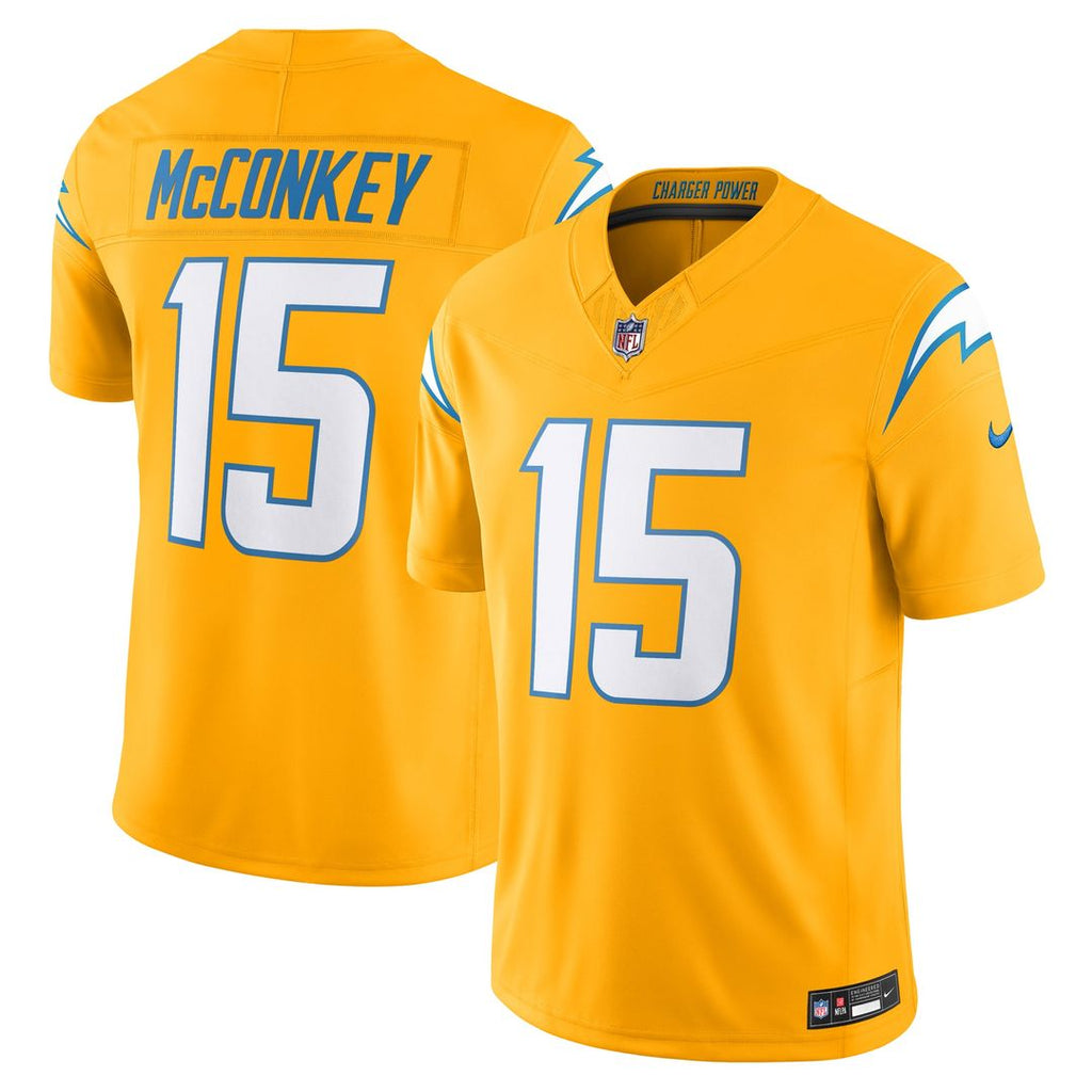 Los Angeles Chargers Ladd McConkey Nike Team Vapor F.U.S.E. Limited Jersey - Powder Blue