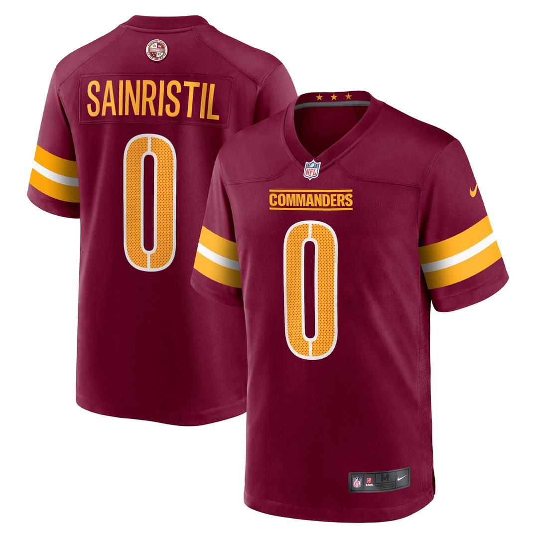 Washington Commanders Mike Sainristil Nike Game Jersey - Burgundy