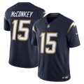 Los Angeles Chargers Ladd McConkey Nike Alternate Super Chargers Vapor F.U.S.E. Stitched Limited Jersey - Navy