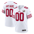 San Francisco 49ers Nike 80th Anniversary Custom Game Jersey - White