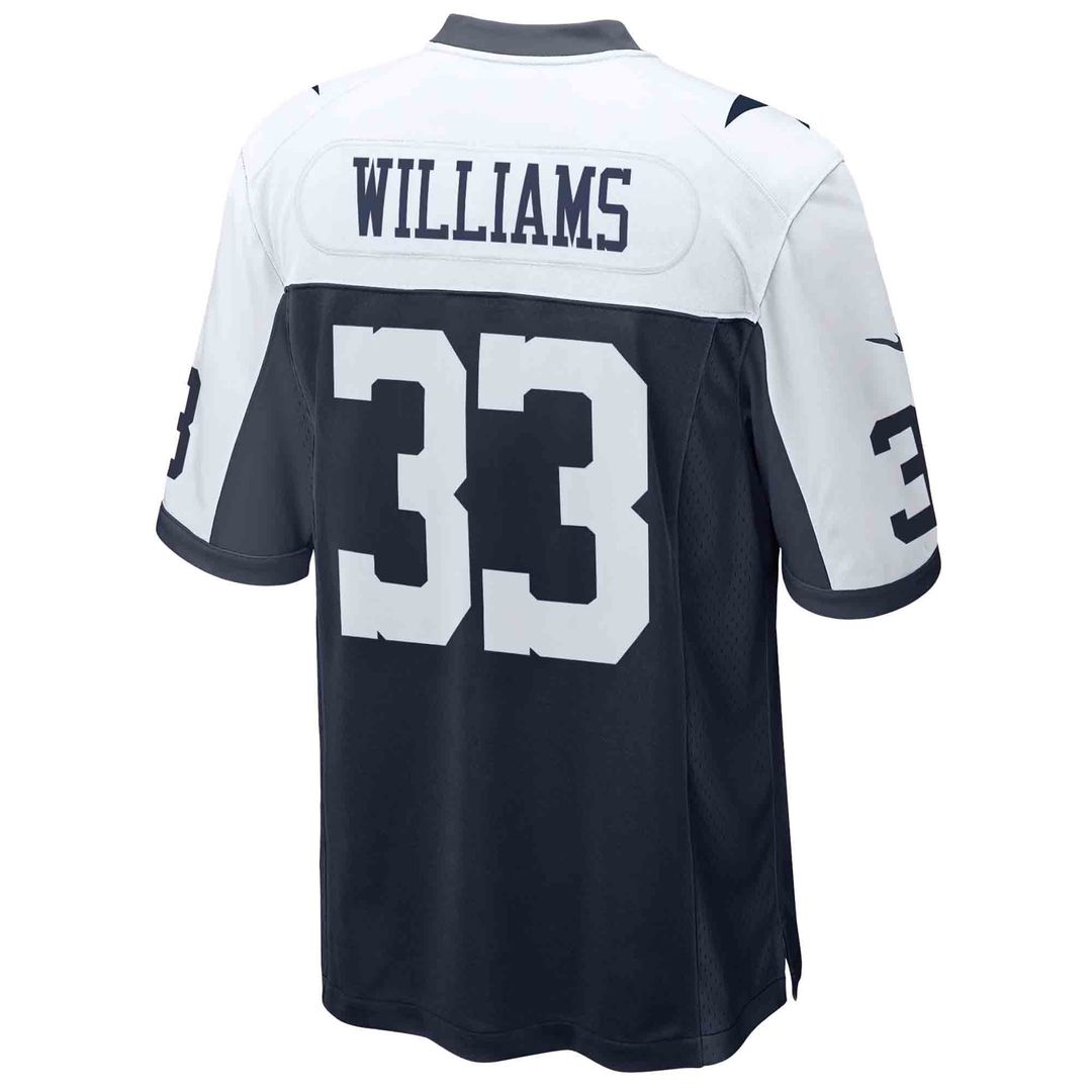 Dallas Cowboys Javonte Williams Nike Alternate Game Jersey - Navy