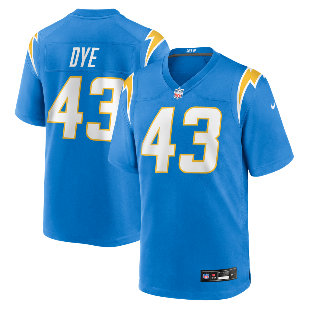 Los Angeles Chargers Troy Dye Nike Game Jersey - Powder Blue
