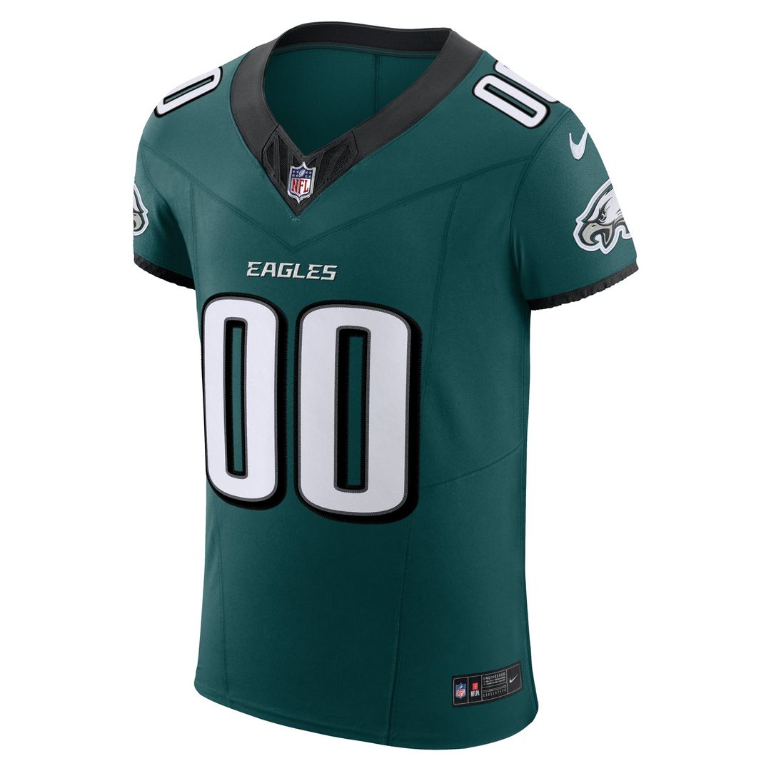Philadelphia Eagles Nike Alternate Vapor F.U.S.E. Elite Custom Jersey - Black