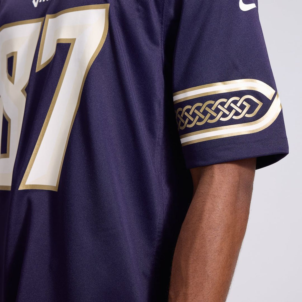Minnesota Vikings T.J. Hockenson Nike 2026 Rivalries Collection Game Jersey - Purple