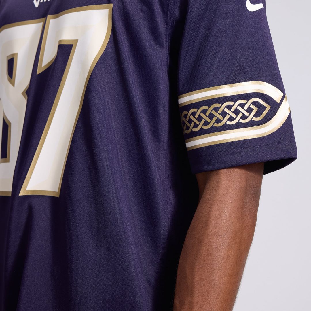 Minnesota Vikings T.J. Hockenson Nike 2026 Rivalries Collection Game Jersey - Purple