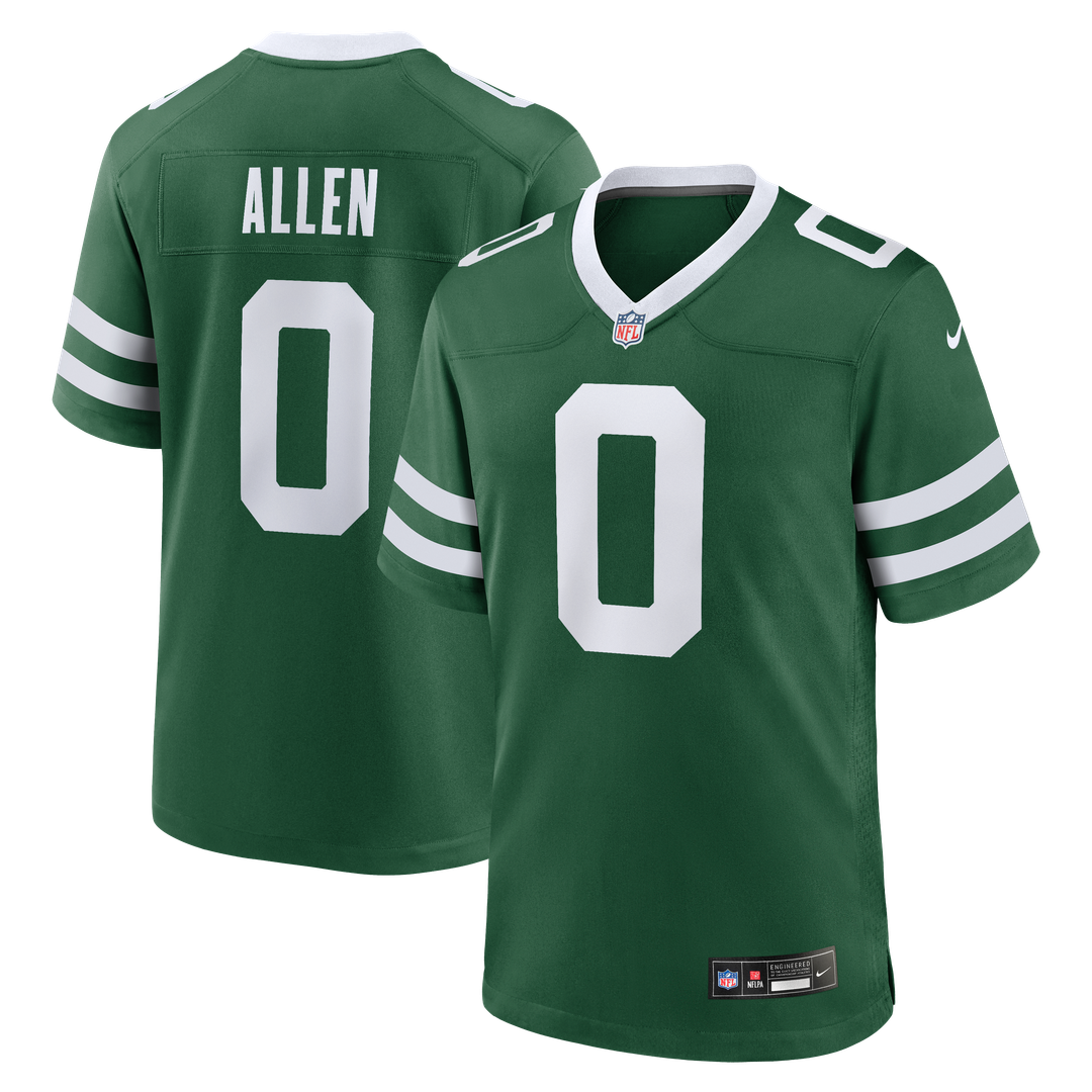 New York Jets Braelon Allen Nike Game Jersey - Legacy Green