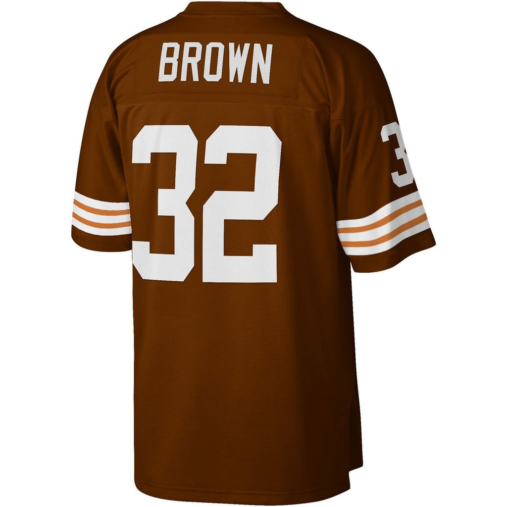 Cleveland Browns Jim Brown Mitchell & Ness Legacy Replica Jersey - Brown