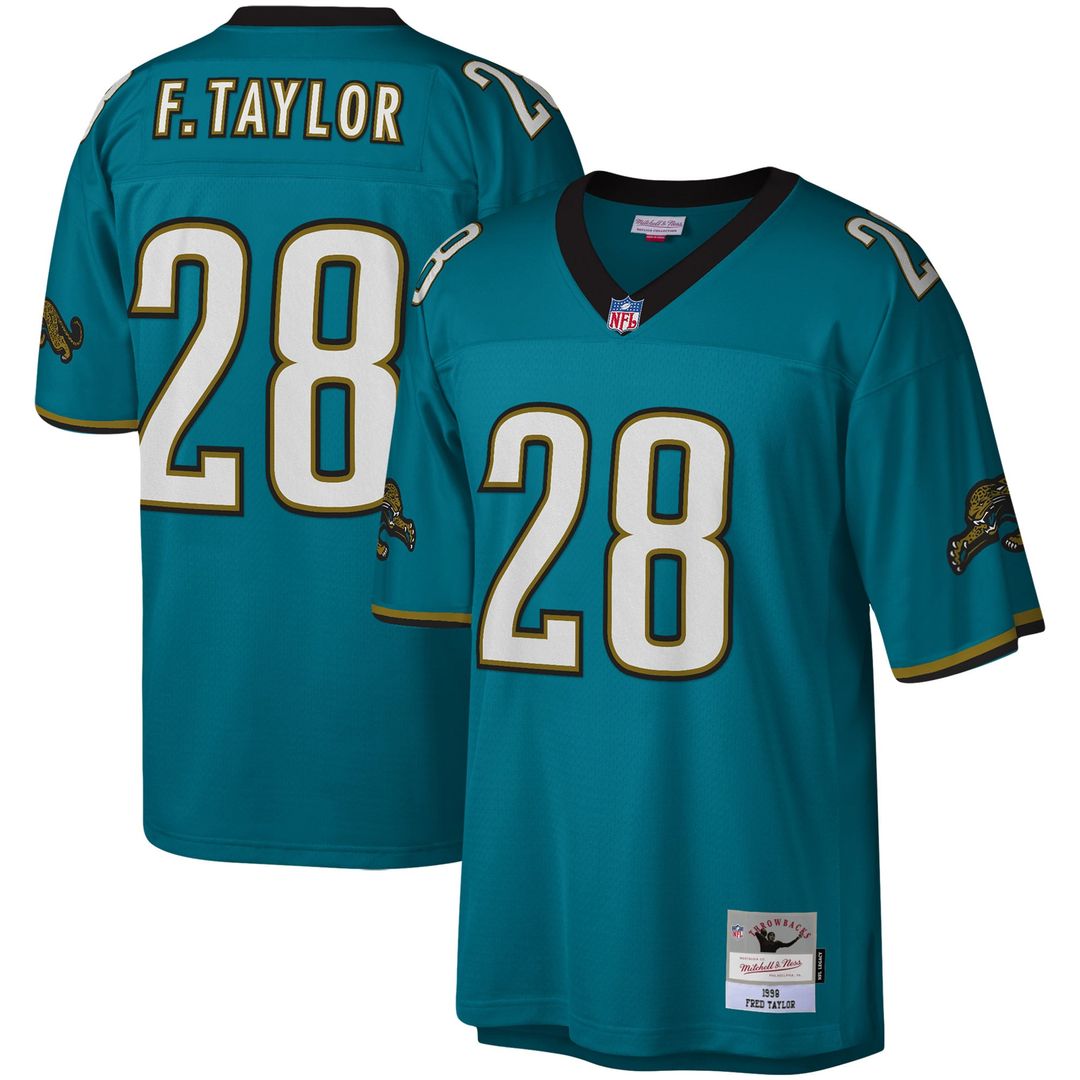 Jacksonville Jaguars Fred Taylor Mitchell & Ness Legacy Replica Jersey - Teal