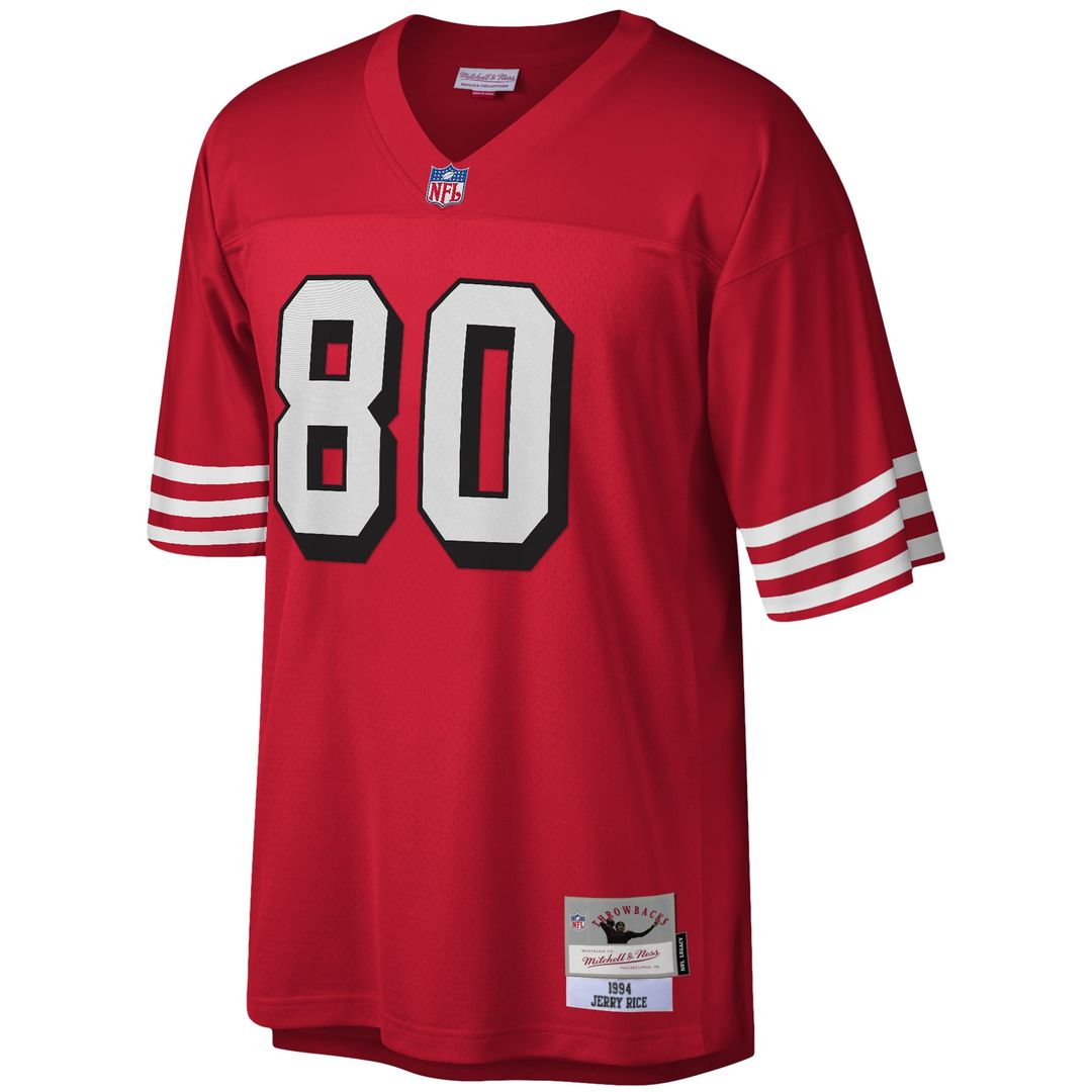 San Francisco 49ers Jerry Rice Mitchell & Ness Legacy Replica Jersey - Scarlet