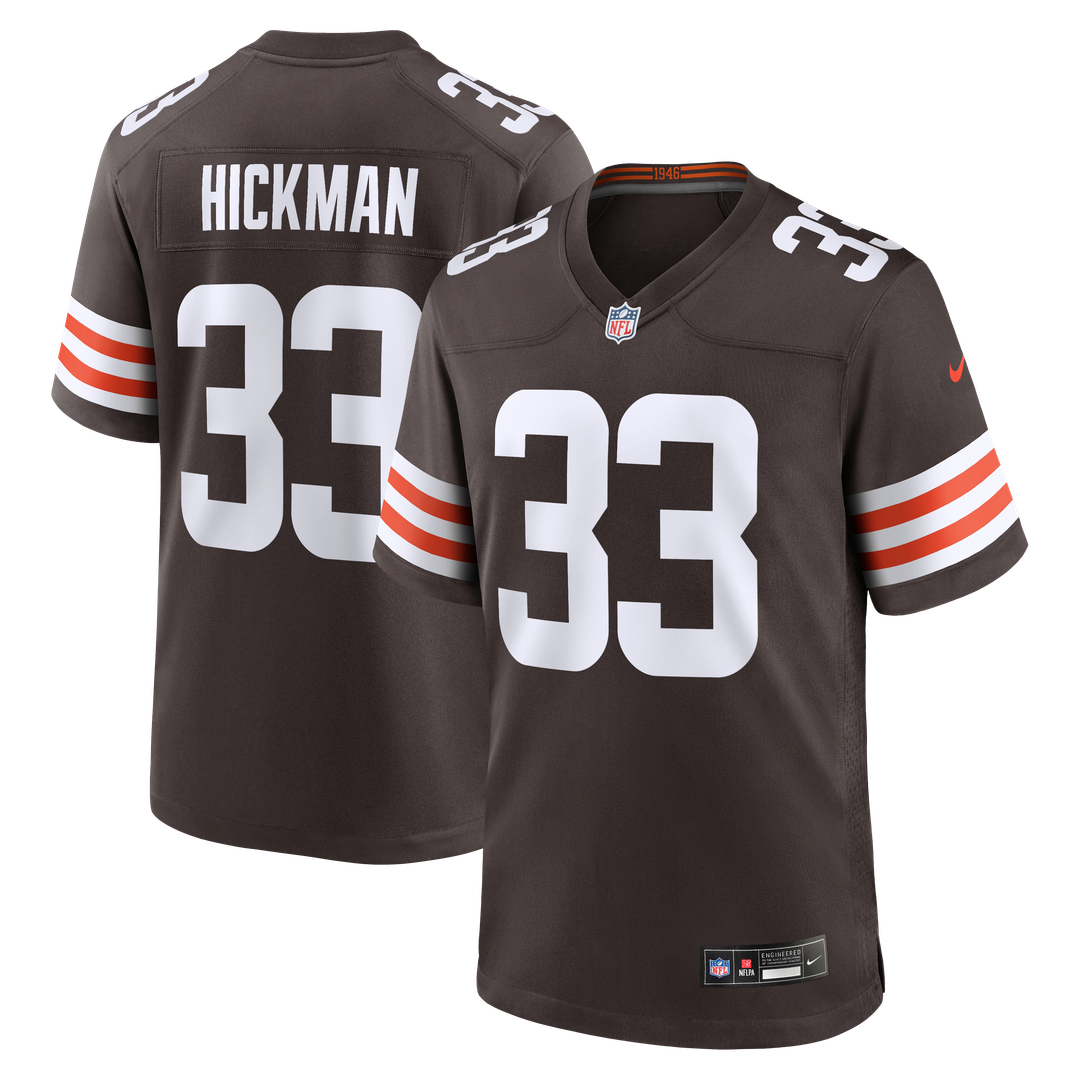Cleveland Browns Ronnie Hickman Nike Team Game Jersey - Brown