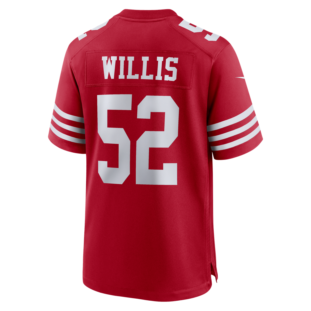 San Francisco 49ers Patrick Willis Nike Retired Player Game Jersey - Scarlet