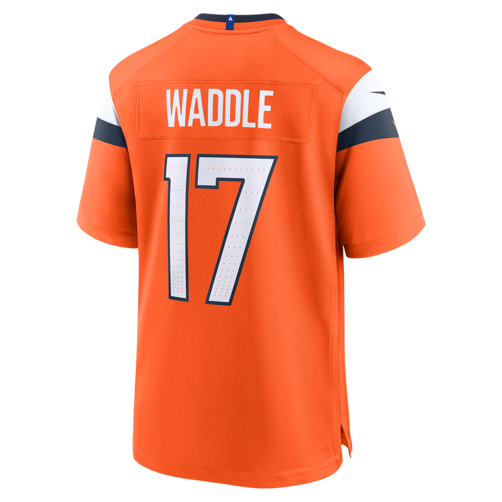 Denver Broncos Jaylen Waddle Nike Game Jersey - Orange