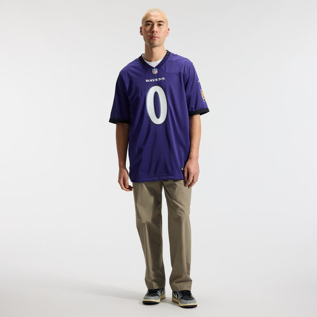 Baltimore Ravens Roquan Smith Nike Team Game Jersey - Purple