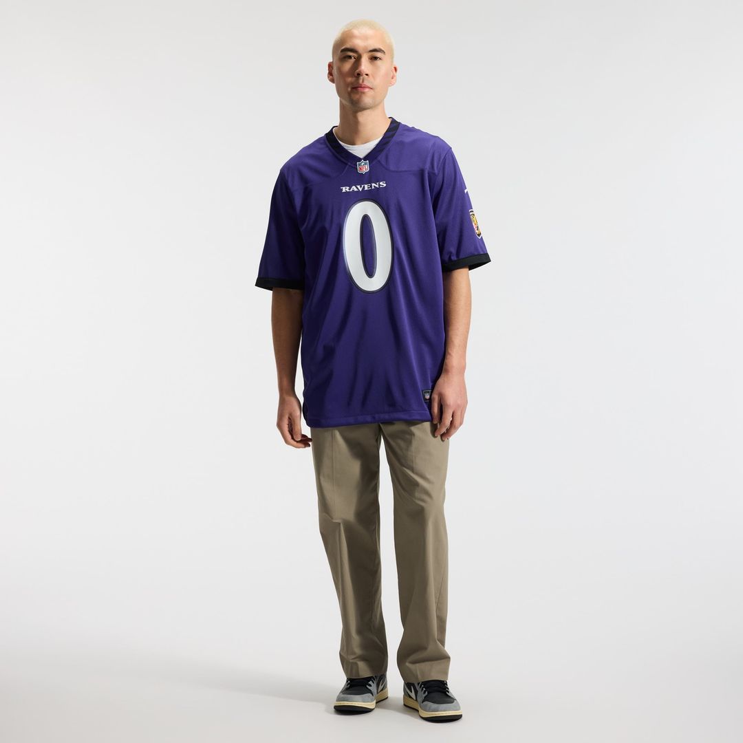 Baltimore Ravens Roquan Smith Nike Team Game Jersey - Purple