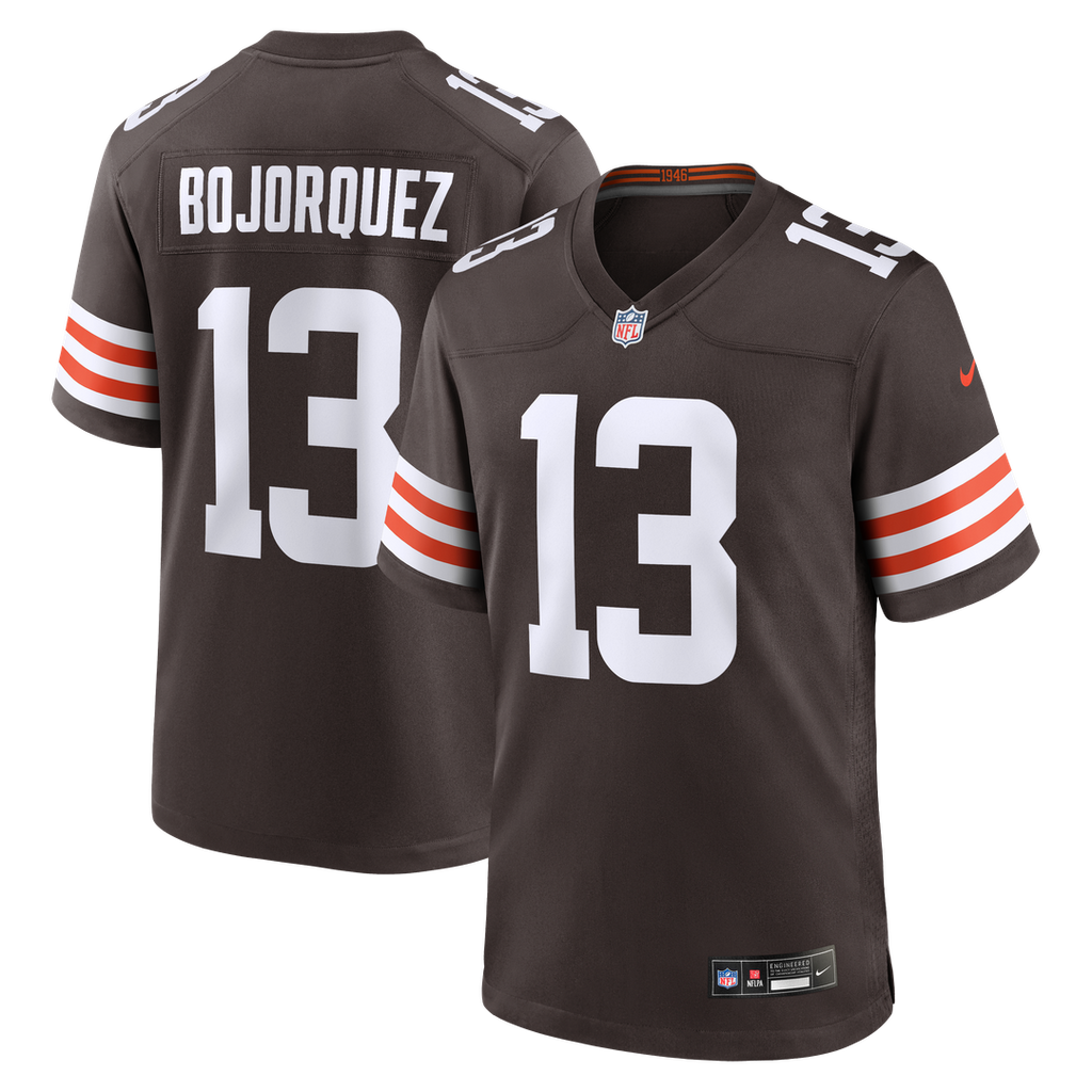 Cleveland Browns Corey Bojorquez Nike Game Jersey - Brown