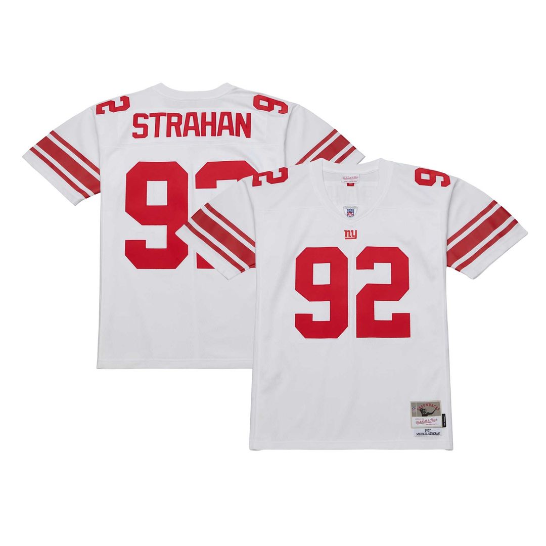 New York Giants Michael Strahan Mitchell & Ness Legacy Replica Jersey - White