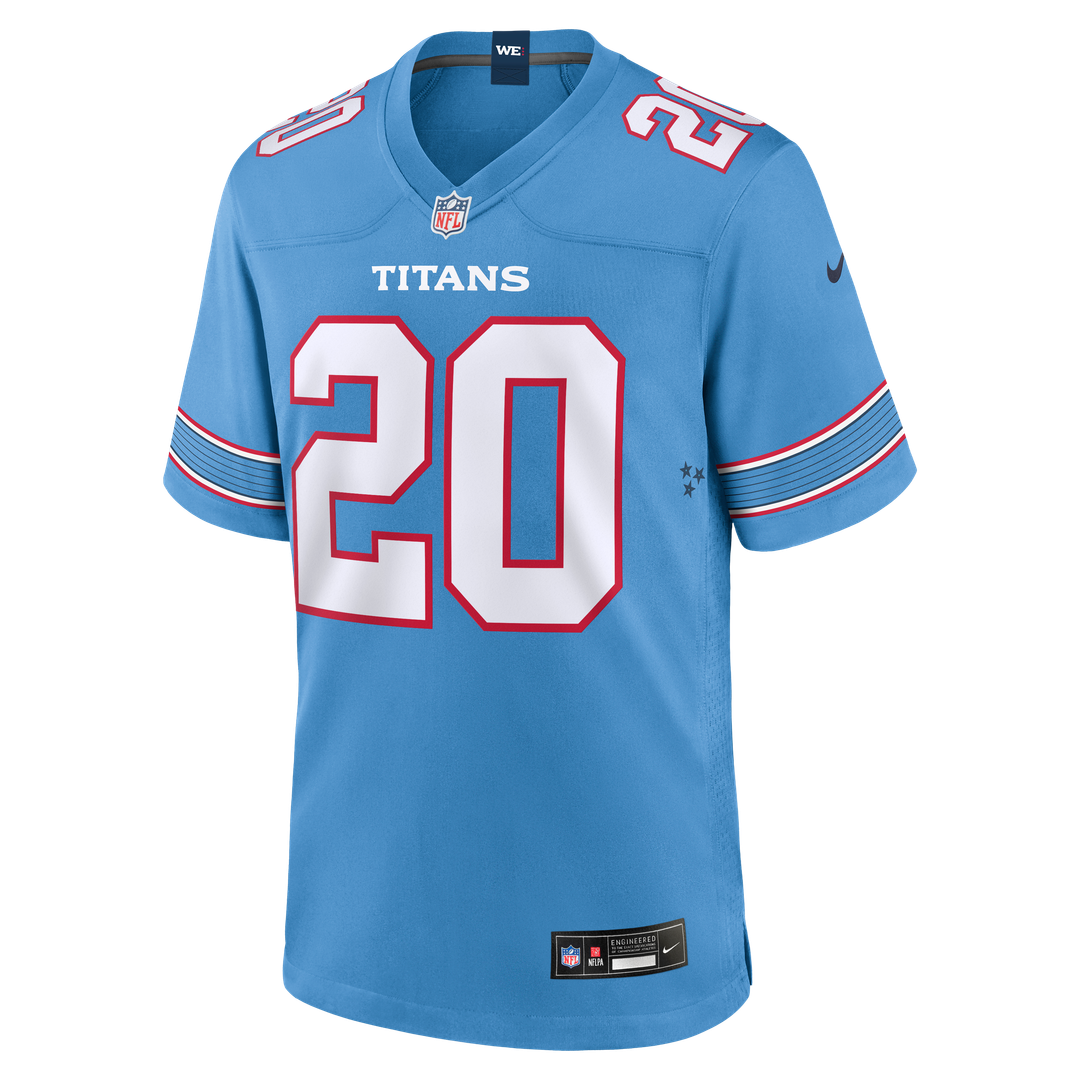 Tennessee Titans Tony Pollard Nike Game Jersey - Light Blue