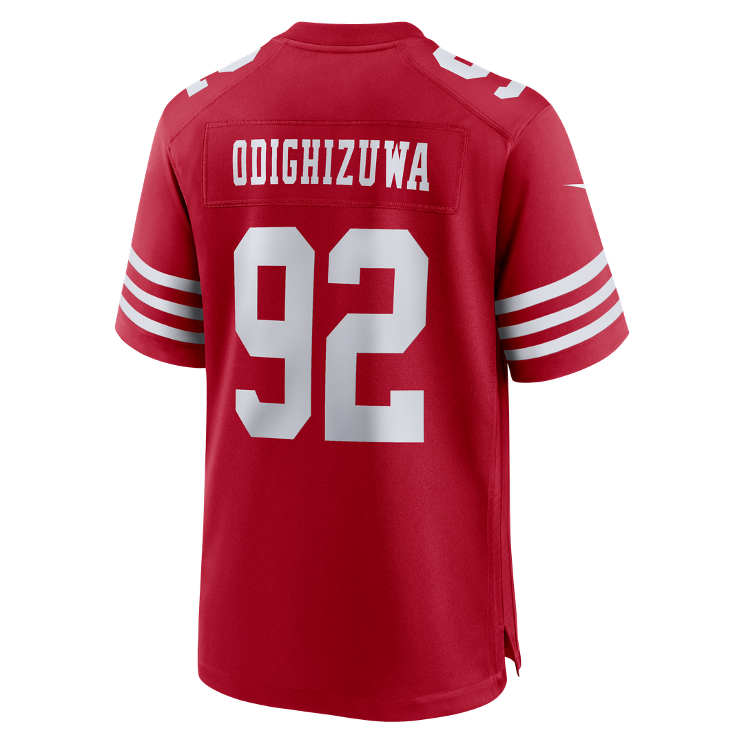 San Francisco 49ers Osa Odighizuwa Nike Team Game Jersey - Scarlet