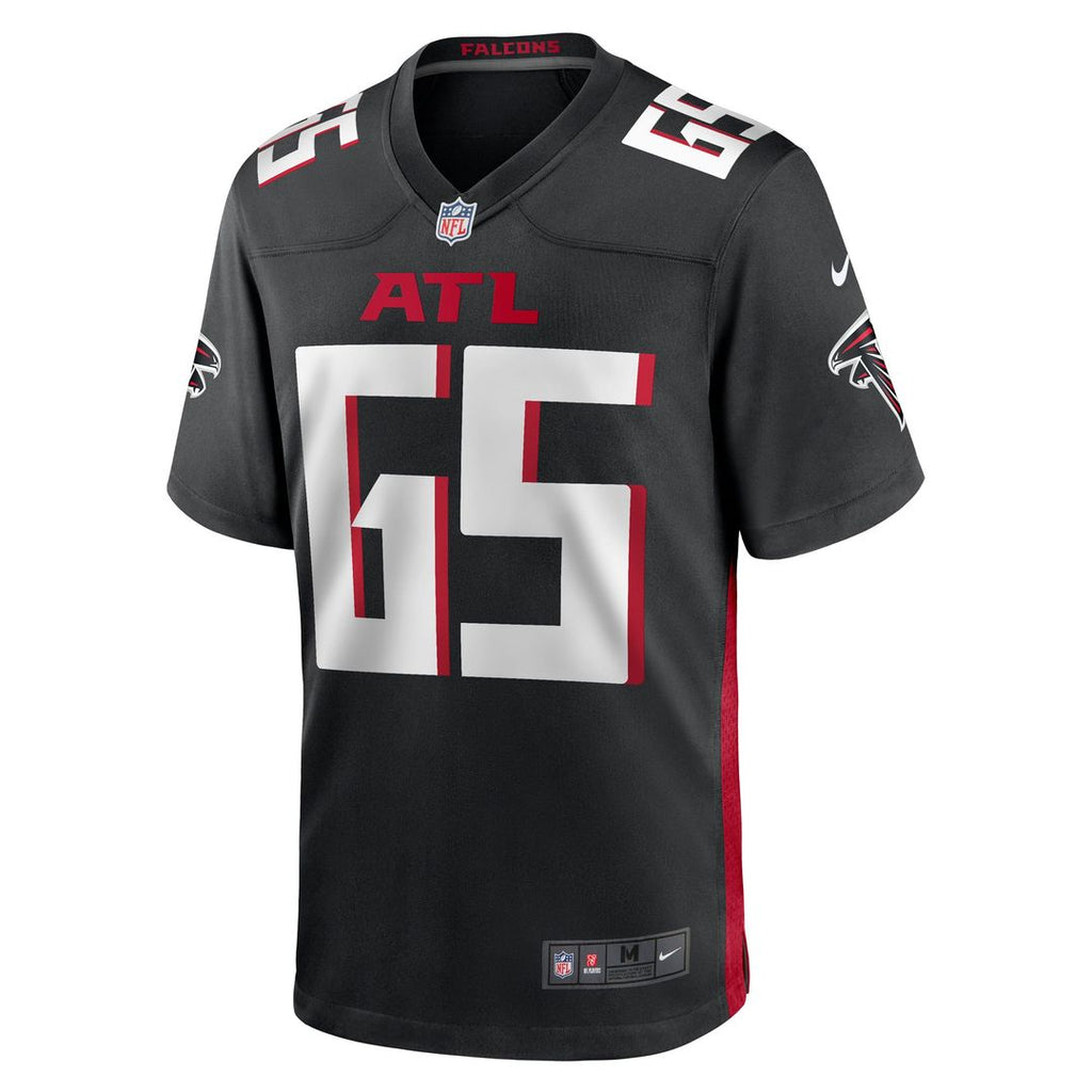 Atlanta Falcons Matthew Bergeron Nike Team Game Jersey - Black