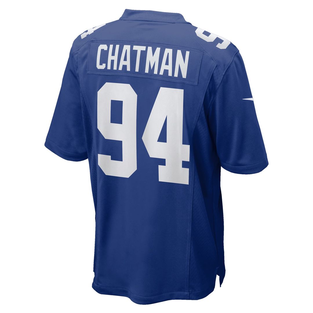 New York Giants Elijah Chatman Nike Team Game Jersey - Royal