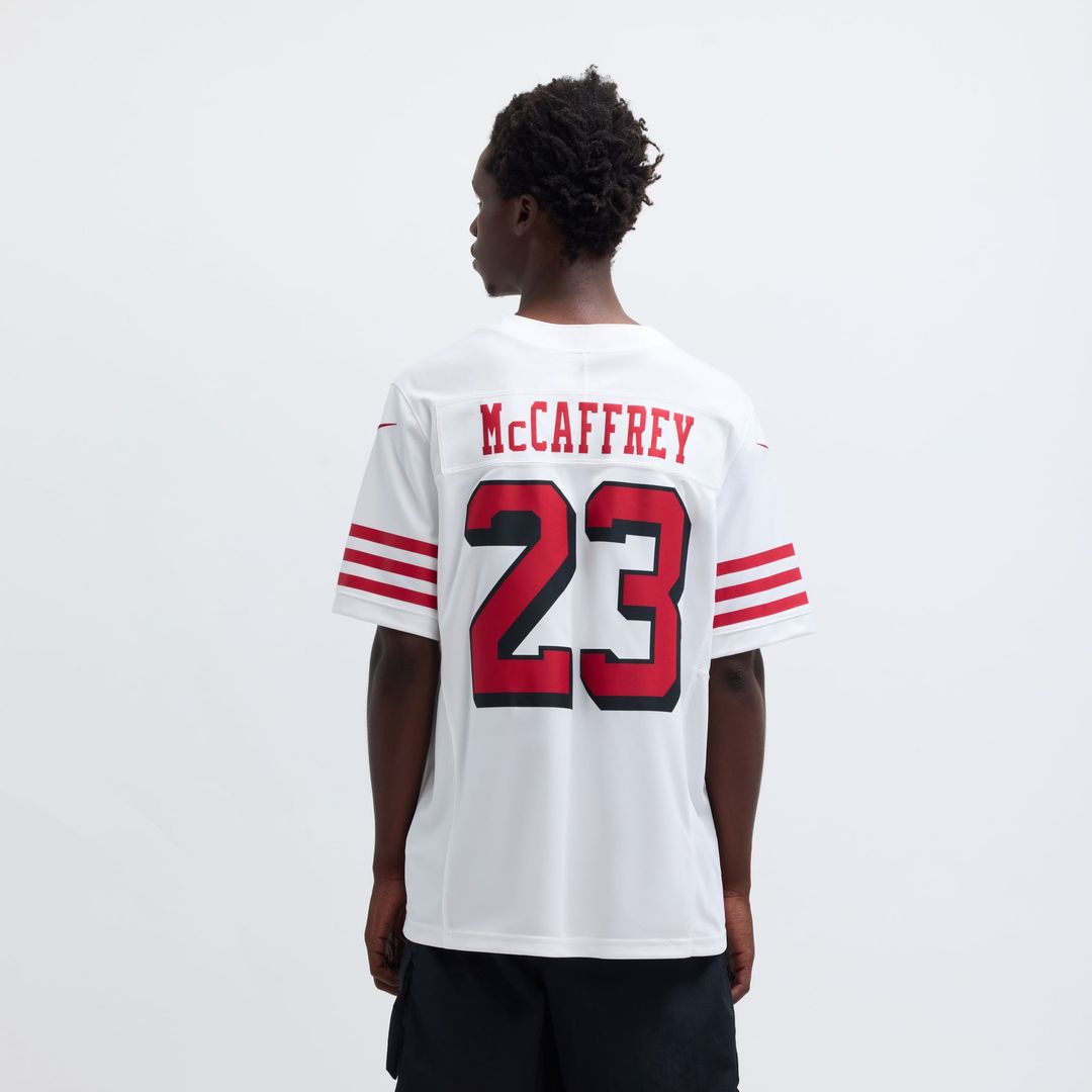 San Francisco 49ers Christian McCaffrey Nike Vapor F.U.S.E. Limited 2nd Alternate Jersey - White