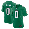 Philadelphia Eagles Marquise Brown Nike Alternate 2 Game Jersey - Kelly Green
