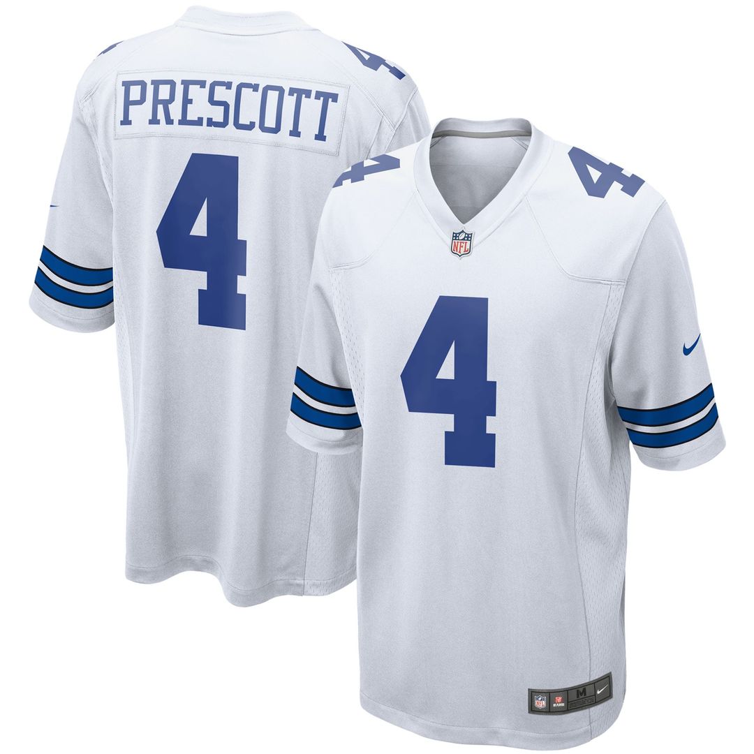 Dallas Cowboys Dak Prescott Nike Game Team Jersey - Navy