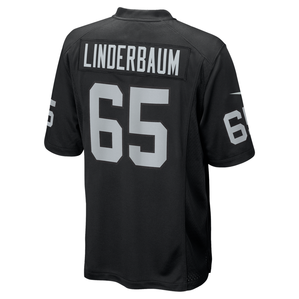 Las Vegas Raiders Tyler Linderbaum Nike Team Game Jersey - Black