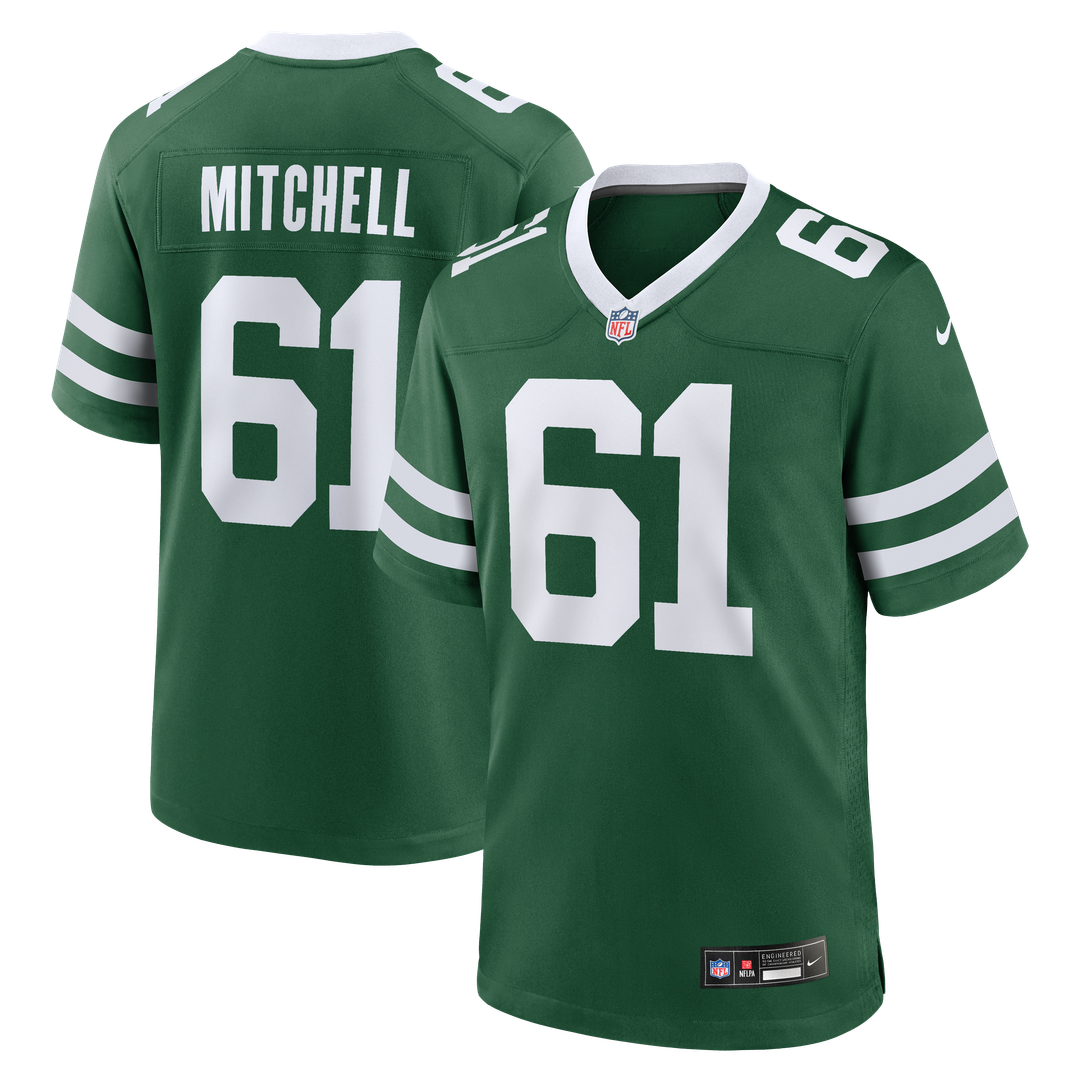 New York Jets Max Mitchell Nike Team Game Jersey - Legacy Green